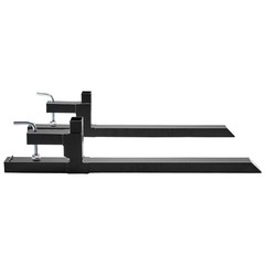 Durable 43in Pallet Forks 2000lb Rating 30in Blade High Strength Steel