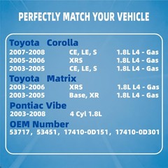 CAT CLEAN Catalytic Converter Toyota Corolla 2003-2008