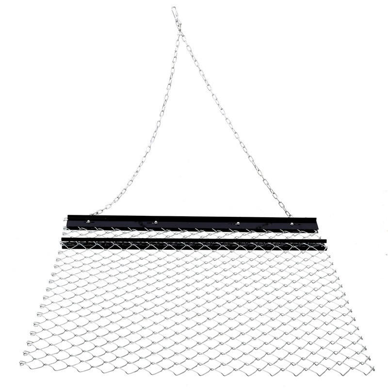 Drag Harrow 3.6 x 5ft Lawn Rake Chain Harrow for ATV UTVs Lawn Tractors Leveling
