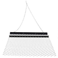 Drag Harrow 3.6 x 5ft Lawn Rake Chain Harrow for ATV UTVs Lawn Tractors Leveling