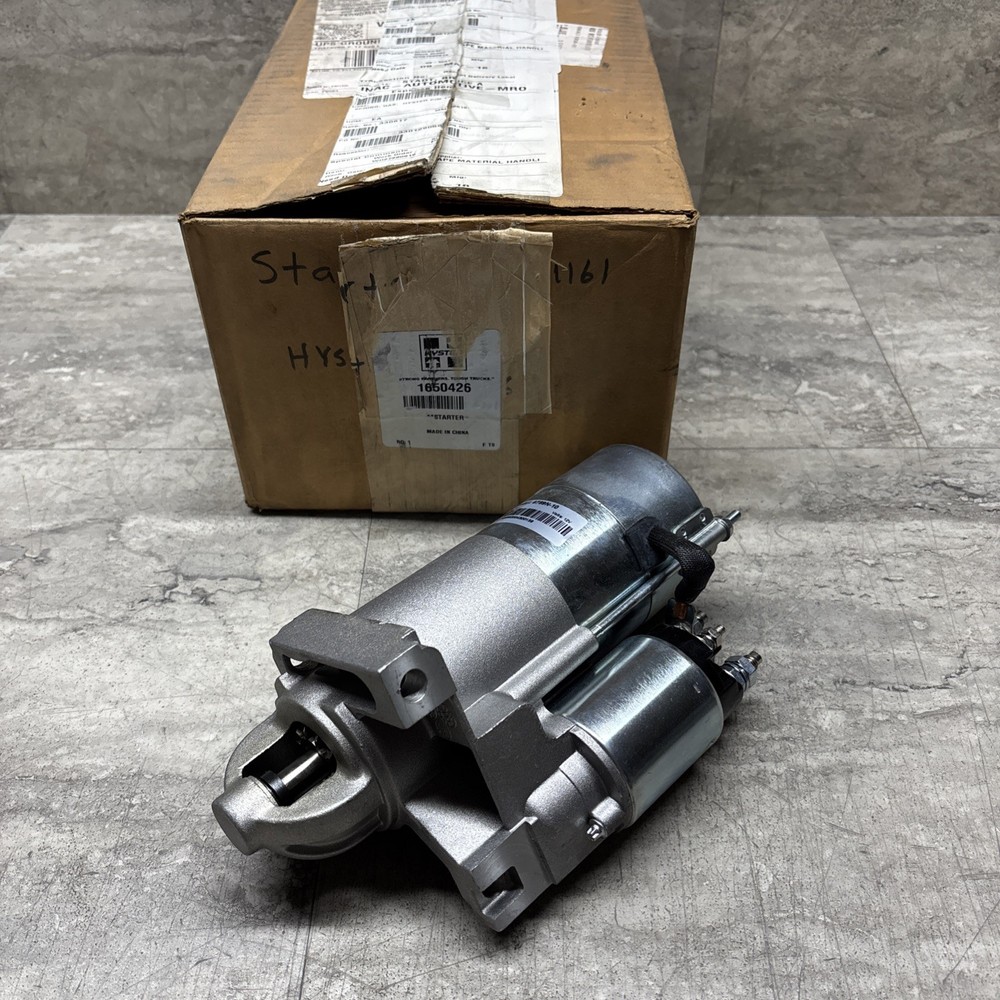 OEM Hyster 1650426 Starter Motor, 12V, No Core Required, 6789N-10, New
