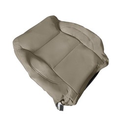 Perforated Leather Seat Cover Tan Driver Pass Silverado Tahoe Sierra Yukon 15-19