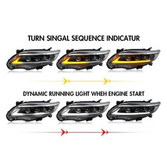 New Custom Headlight For 2011-2026 Toyota Corolla Sedan Hatch L LE SE XLE XSE