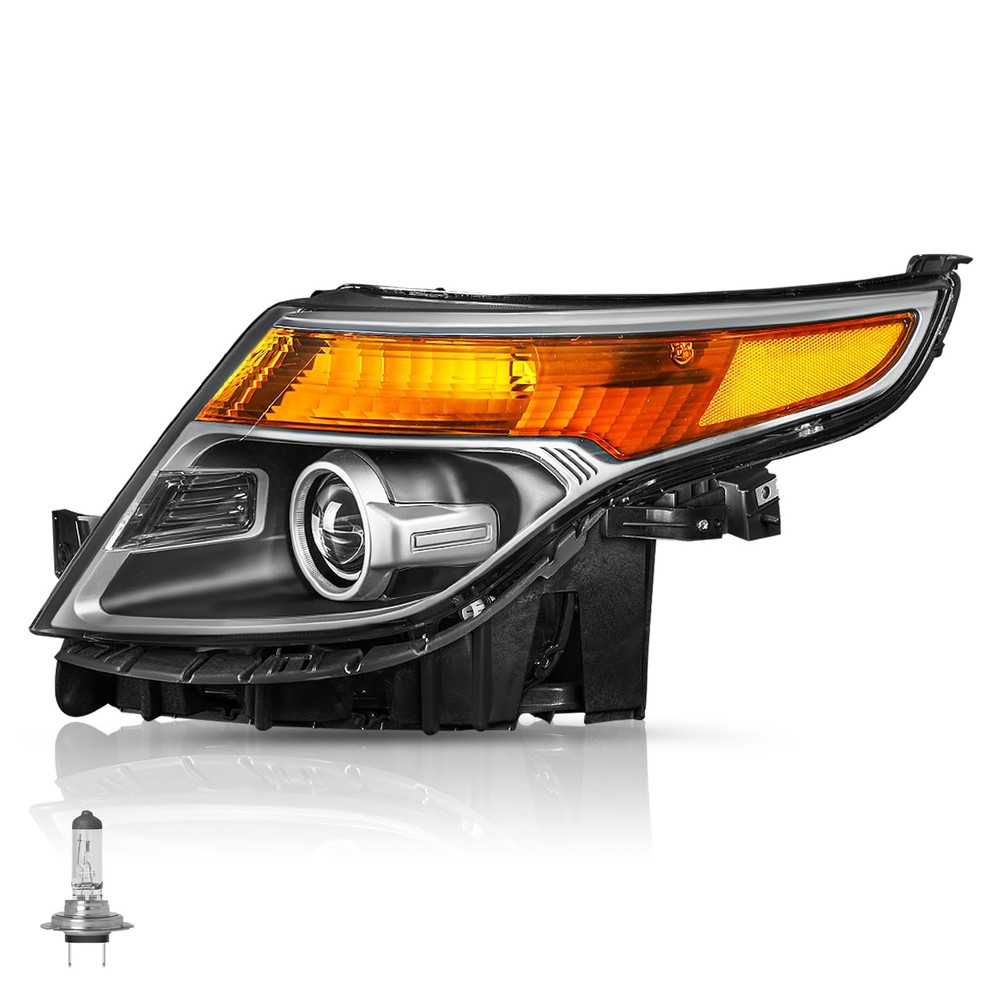 OEM Headlight Assembly 2011-2015 Ford Explorer Bulbs Left Driver Side