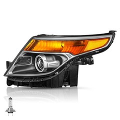 OEM Headlight Assembly 2011-2015 Ford Explorer Bulbs Left Driver Side