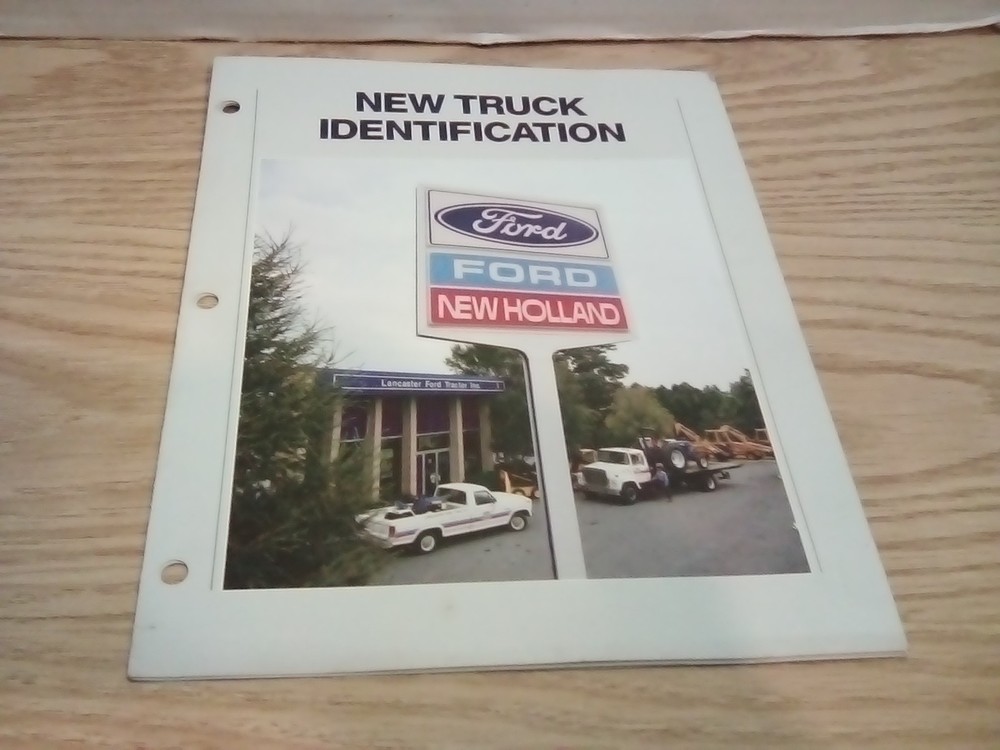 Ford Truck 1988 Identification Brochure.