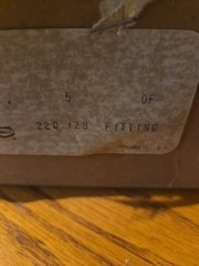 NOS JI Case Fittings 220-128 Box Of 5