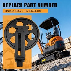 For Mini Excavator Accessories ISDZJL-H12 Front Idler Track Idler Wheel Assembly