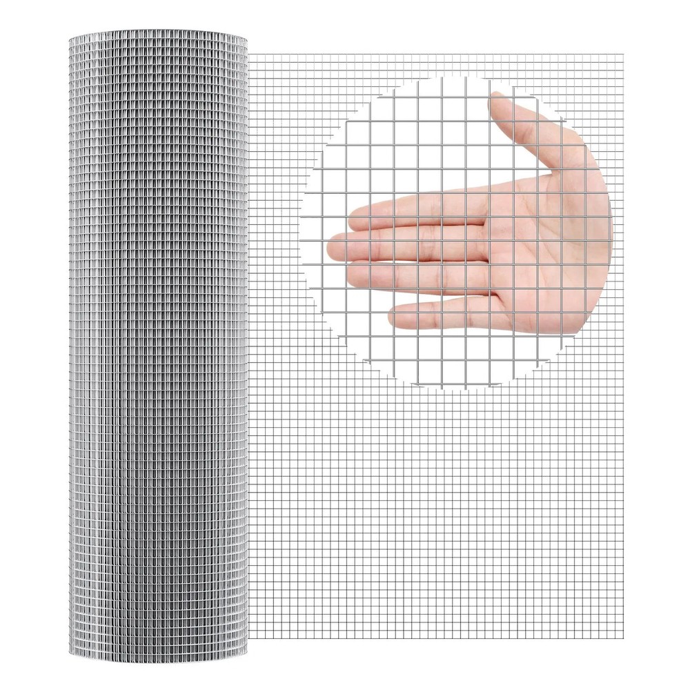 Hardware Cloth, 1/2 inch 36in x 100 ft 19 Gauge, Hot Dipped Galvanized Wire Mesh