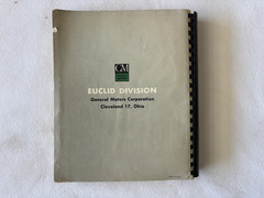 1956 Euclid Engine Maintenance Manual Model FD (1 thru 93) General Motors Diesel