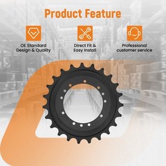Heavy Equipment Sprocket 23 Teeth for Multiple Excavator Models 1032265