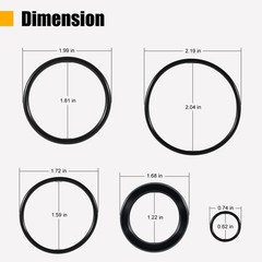 Replacement Skid Steer Lift Hydraulic Cylinder Seal Kit Fit for Bobcat 444 50…
