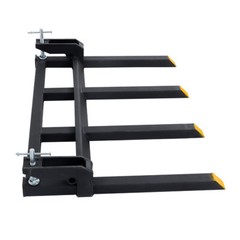 2500lbs Clamp on Heavy Debris Fork for Tractor Skid Steer Buckets Universal 42″