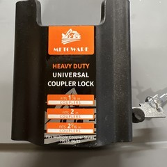 METOWARE Heavy Duty Universal Trailer Coupler Lock 1-7/8 2 2-5/16 Inch