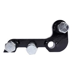Single L-shaped Bracket fits for Mini Excavator Hydraulic Clip Thumb Three Holes
