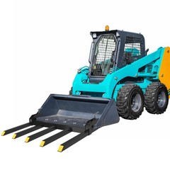 Clamp On Debris Forks 48″ Bucket, 2500 lbs Capacity Heavy Duty Clamp On Palle…