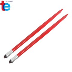39″ Hay Bale Spear 3000lbs Capacity Bale Spike Quick Attach Tractors Loader 2Pcs