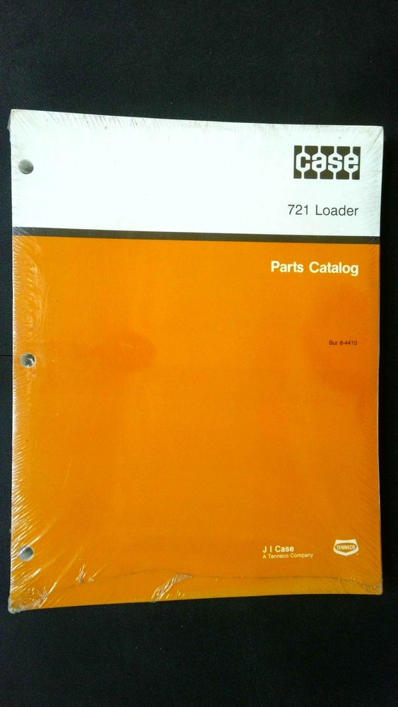 Case 721 Loader Parts Catalog Manual – Brand New, Factory Sealed