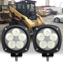 LED Semi Flood Lights FOR CAT Skid Loader 268B 272C 272D 262B 428D 442D 725 730