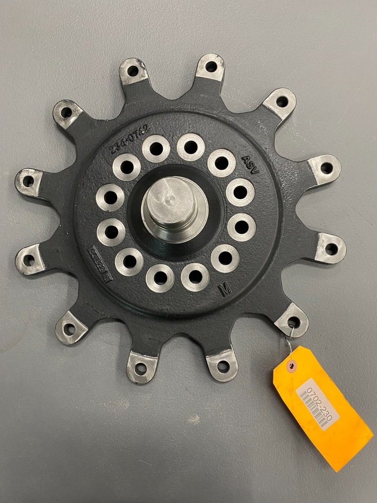 ASV OEM 0702-230 Machined Cast Sprocket for PT50/60/70, RC50/60, SR70, RT60