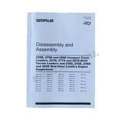 Caterpillar 259D 279D 289D Loader C2.6 C3.3B Engine Service Manual Disassem Asse