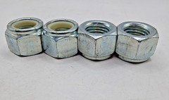1 1/4-7 Nylon Insert L/N Zinc Locknut – Lot of 4