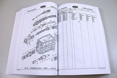 Ford 1300 1500 1700 1900 Tractor Service Shop Repair Manual Parts Catalog