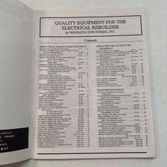 Wessling Industries Inc. Equipment For Electrical Builders Supply Catalog