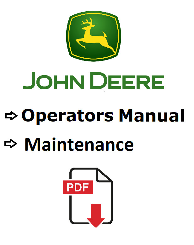 John Deere X500 Multi-Terrain Tractor Owners Operators Manual OMM157372 PDF USB