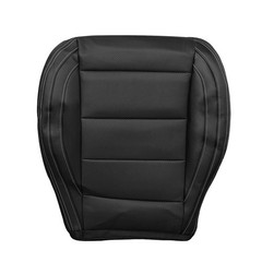 Driver Side Bottom Perforated Leather Seat Cover Black Ford Mustang 2015-2023