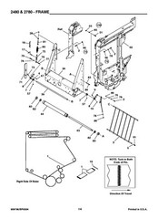 Variable Chamber Round Balers Service Parts Manual Gehl 2480 2580 26802 780 2880