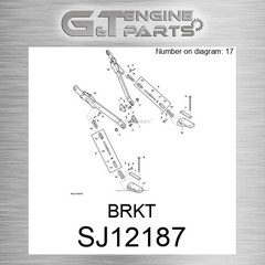 SJ12187 BRKT fits JOHN DEERE (Surplus Open Box)