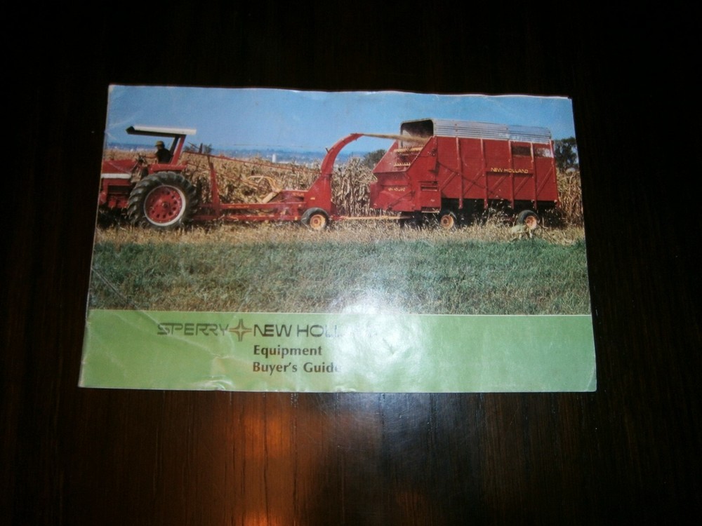 Sperry New Holland Equipment Buyer’s Guide Brochure 1974