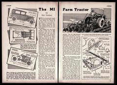 Tractor Built from a Model A Ford 1941 HowTo INFO Dual Transmission Doodlebug
