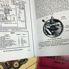 Ford 8N Tractor Operators Owners Manual Includes Service Info Bulletins Log Book