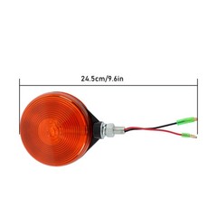 2Pcs 3C081-75870 Amber Hazard Light For Kubota B L M Series Tractors