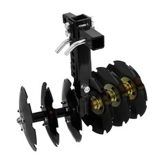 For Universal Adjustable 20” Rear Steel Disc Harrow Steel 6 Pcs 10″ Disc Plow