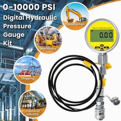 10000PSI Digital Hydraulic Pressure Test Coupling Kit for Bobcat /Case Excavator
