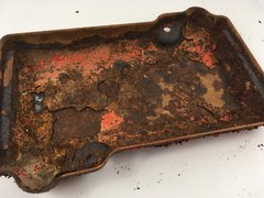 🦅 Antique JI Case Tractor Battery Tray Cover Cap