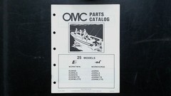 OMC Workhorse WorkTwin Parts Catalog E25 J25 1982 Marine Outboard