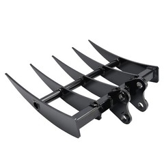 Alloy Steel Rake Attachment For Mini Excavators Excavator Small Digger R1