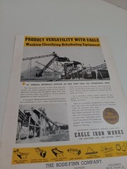 Vintage Eagle Iron Works Course Material Washer Sale Flyer Advertising Bode-Finn