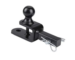 TOPTOW ATV/UTV Trailer Hitch 2-Inch Ball Mount, Clevis Pin, Universal Fit
