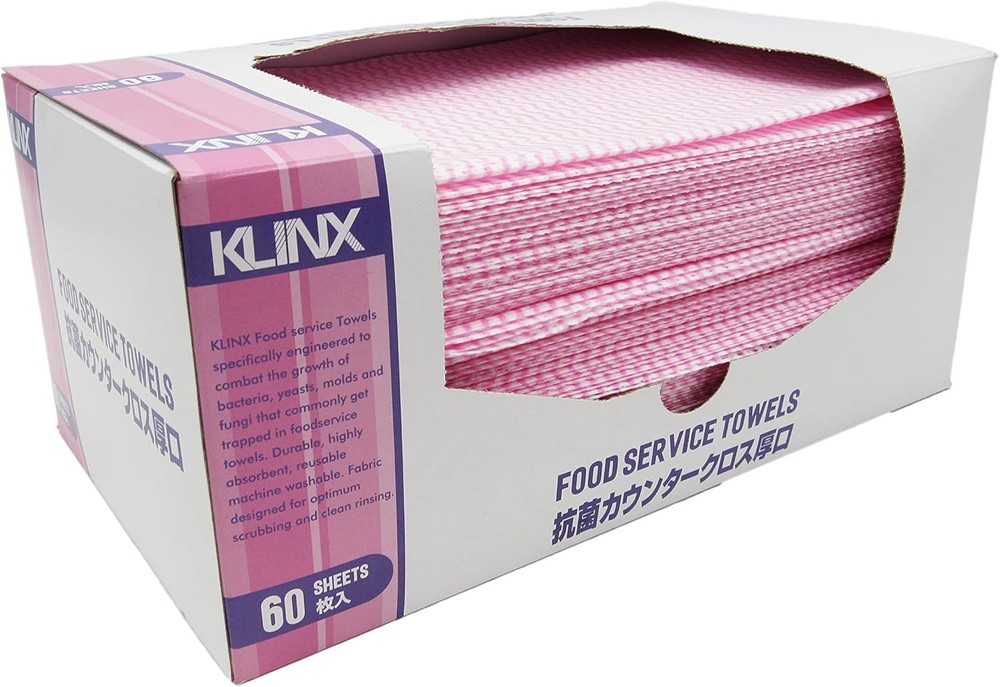 Uni-Pak Foodservice Cleaning Towel 1/4 Fold, 14 x 24 Inches, Reusable