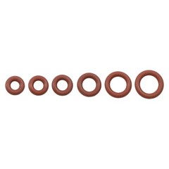 185 Pcs FKM Brown O-Ring Kit,75A Durometer,18 Kind Size from 2.57mm to 20.22mm