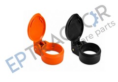1 pcs Orange + 1 pcs Black Female Hydraulic Quick Coupler Dust Cap 1.49″ (38mm)