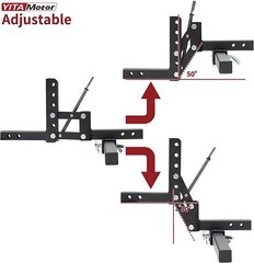 ATV/UTV Landscape Rake Implement W/1-Point Lift System Tractor Removal Rock Lawn