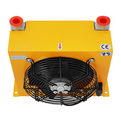 1450rpm Cooler 110V 60W Hydraulic Oil Cooler Aluminium Rectangular Radiator