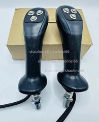 Excavator modified 4 button wood grabbing electronic control joystick handle