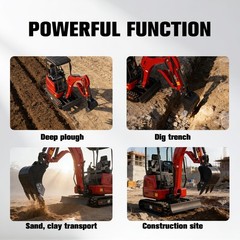 12inch 300mm Narrow Bucket For 1-2 Ton Mini Excavator Attachments Trench Buckets